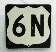 1960s highway marker.