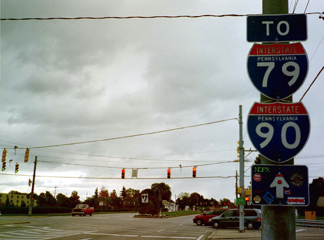 Pennsylvania 832 southbound - Erie.