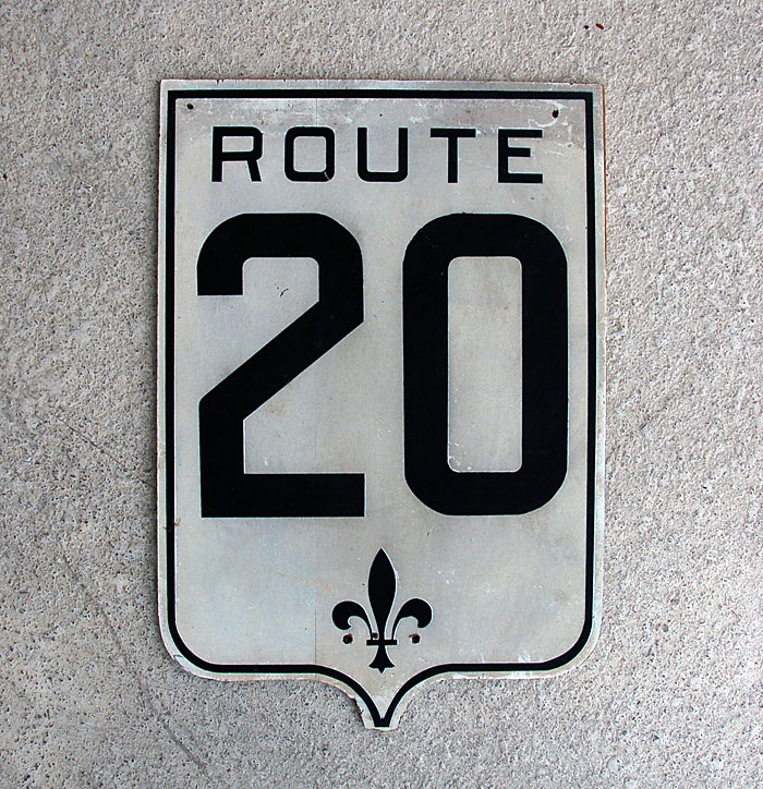 1940s highway marker.