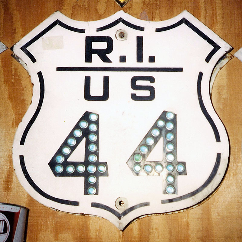 1930s highway marker.