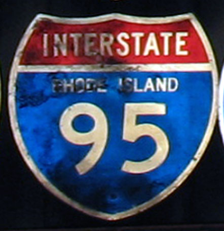 1960s highway marker.