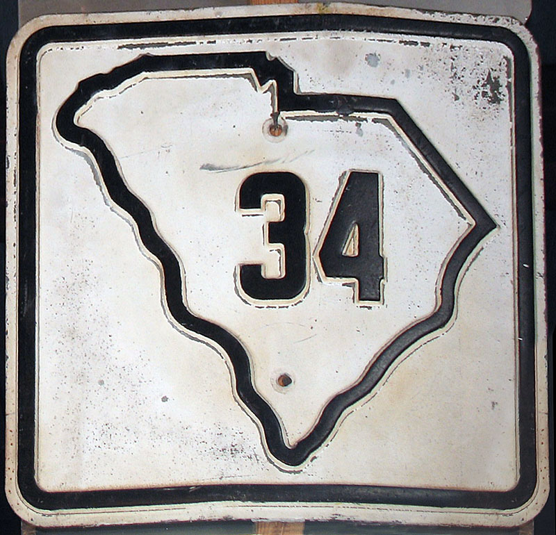 1920s highway marker.