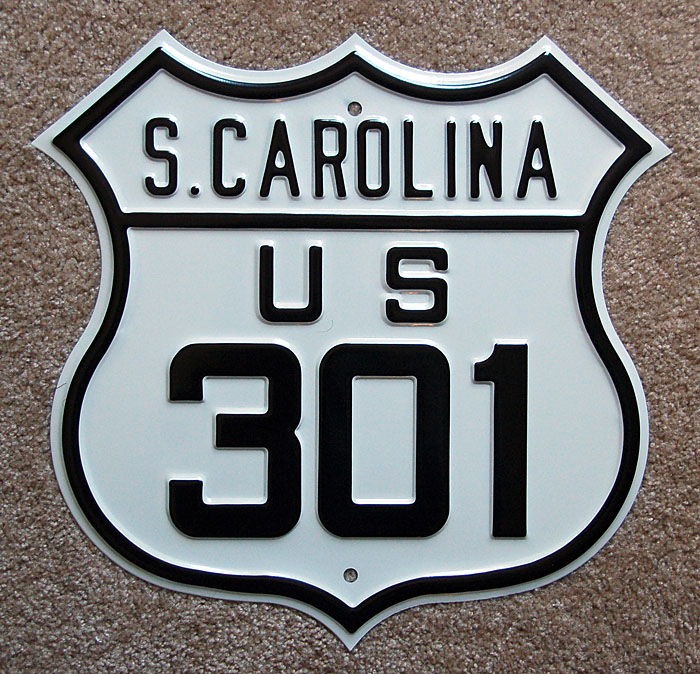 1920s highway marker.