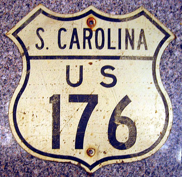 1950s highway marker.