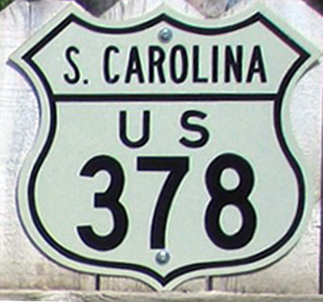 1950s highway marker.