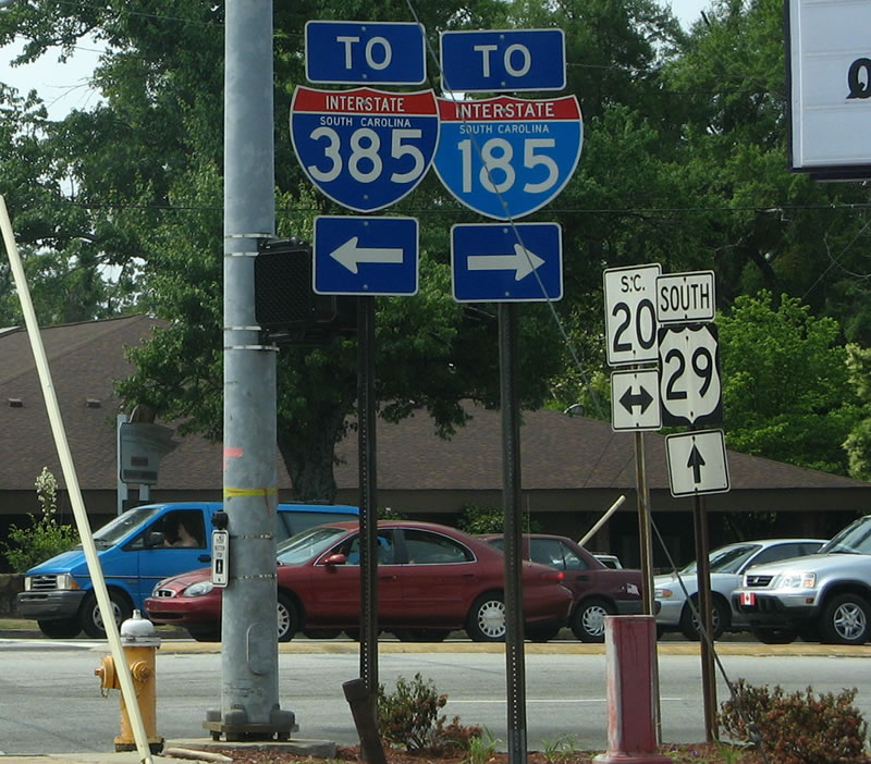 Trailblazers located at South Carolina 20 at U.S. 29 in Greenville.