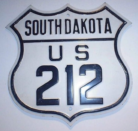 1930s highway marker.