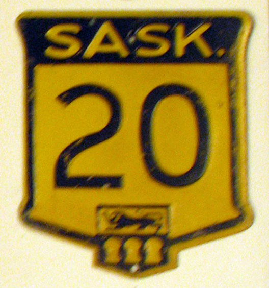1930s highway marker.