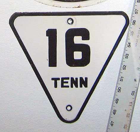 1910s highway marker.