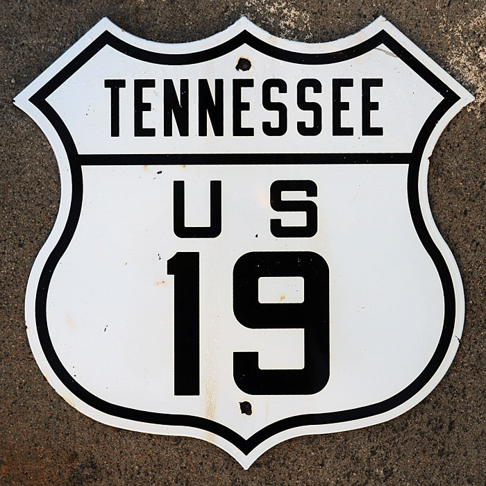 This sign was hanging in the Bristol, Tennessee sign shop in the early 1960s. It was in circulation in that area in the 1940s.