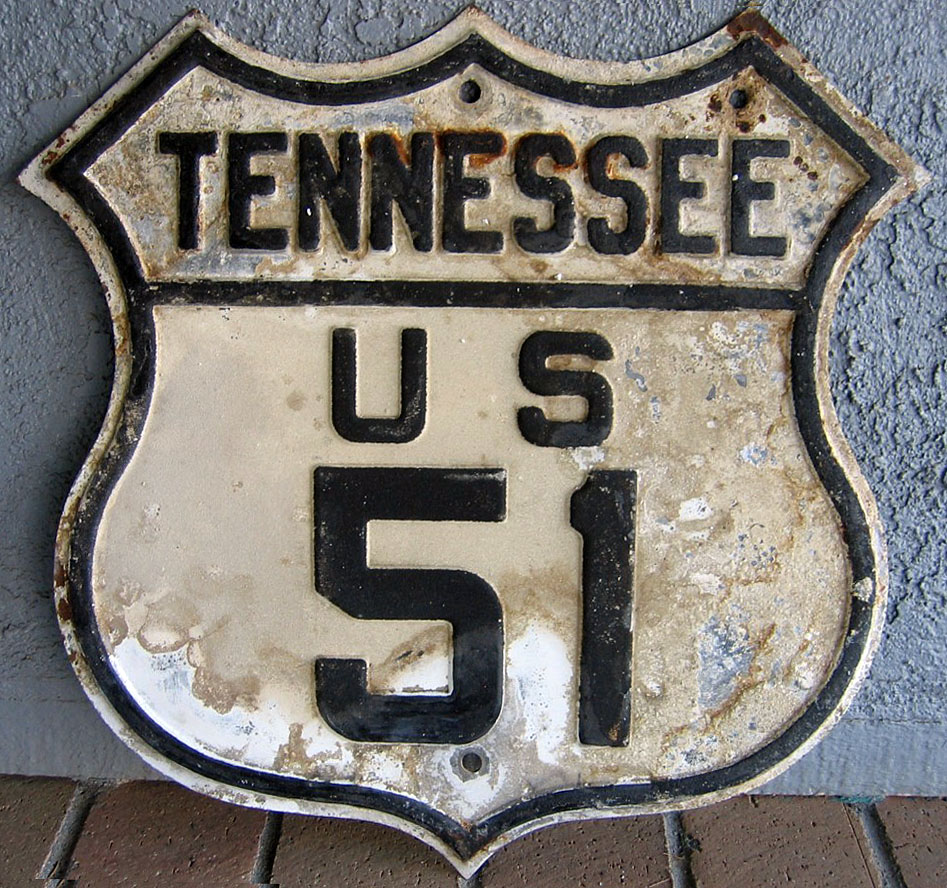 1930s highway marker.