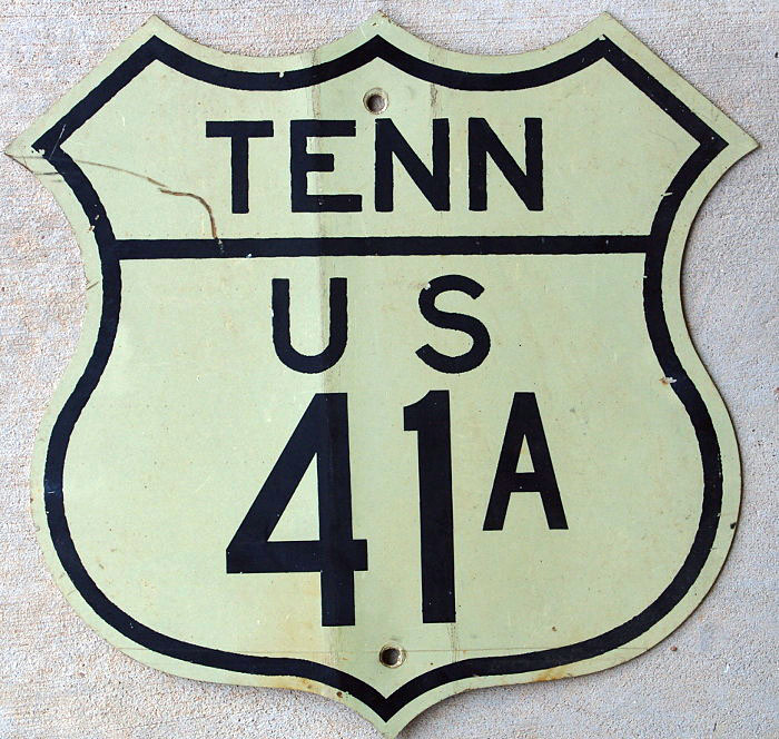 1940s highway marker.