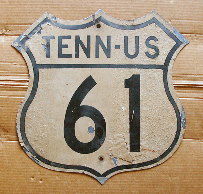 1950s highway marker.