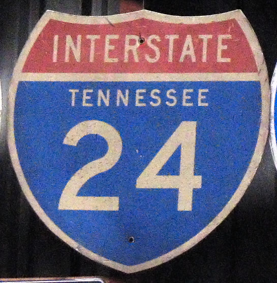 1960s highway marker.