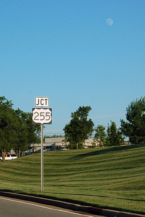 Error shield for state secondary route 255.