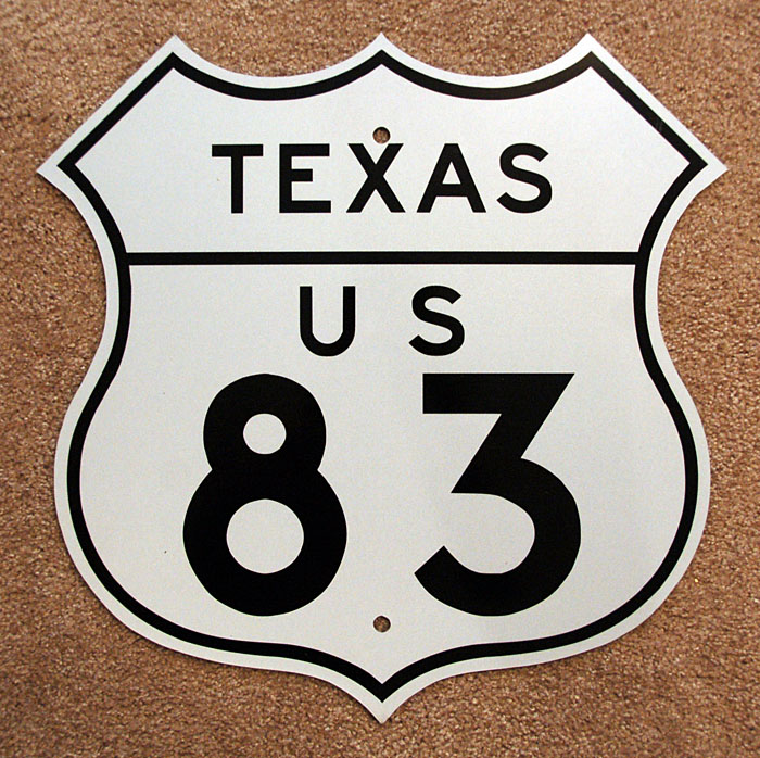 1950s highway marker.