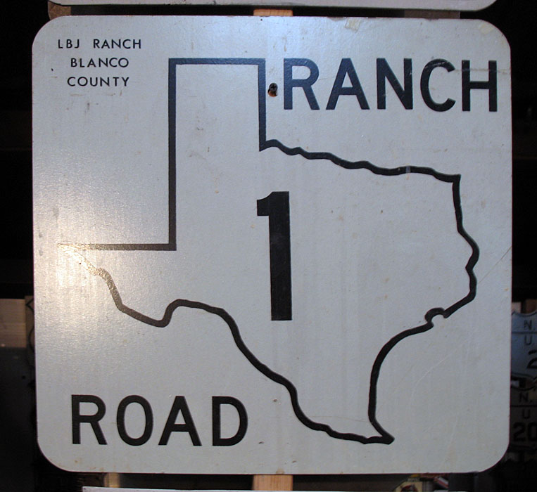 1950s highway marker.