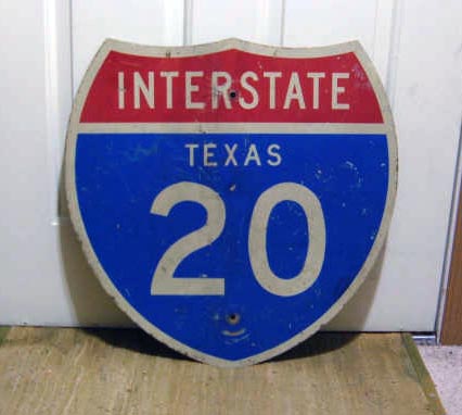 1970s highway marker.