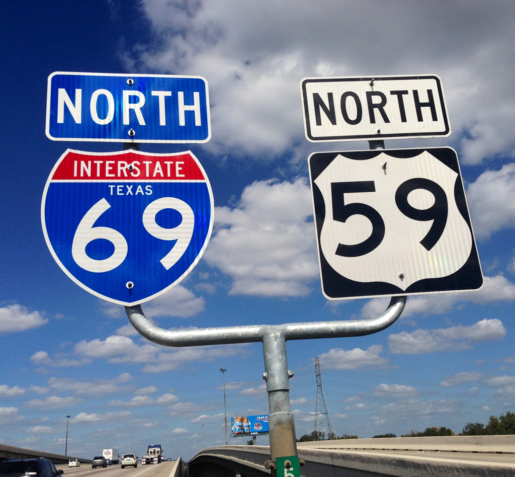 Just north of IH 610.
