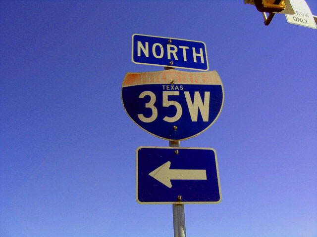 At Altamesa Boulevard interchange (Exit 44).