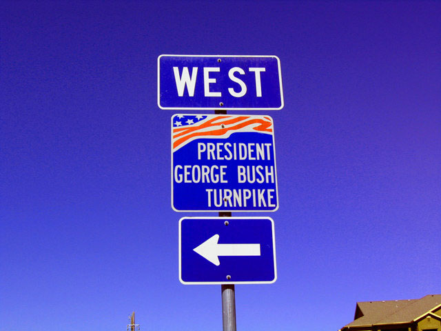 Midway Road northbound at Turnpike.