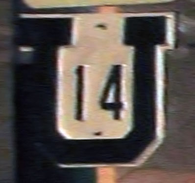 1920s highway marker.