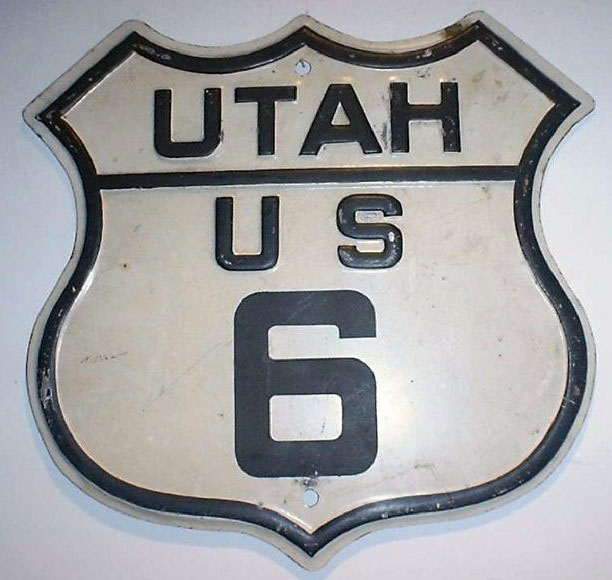 1930s highway marker.