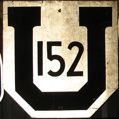 1950s highway marker.