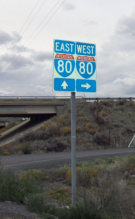 East end of Business Loop I-80 in East Wendover, Utah.