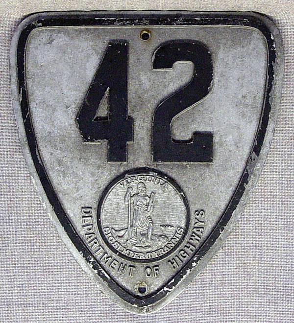 1920s highway marker.