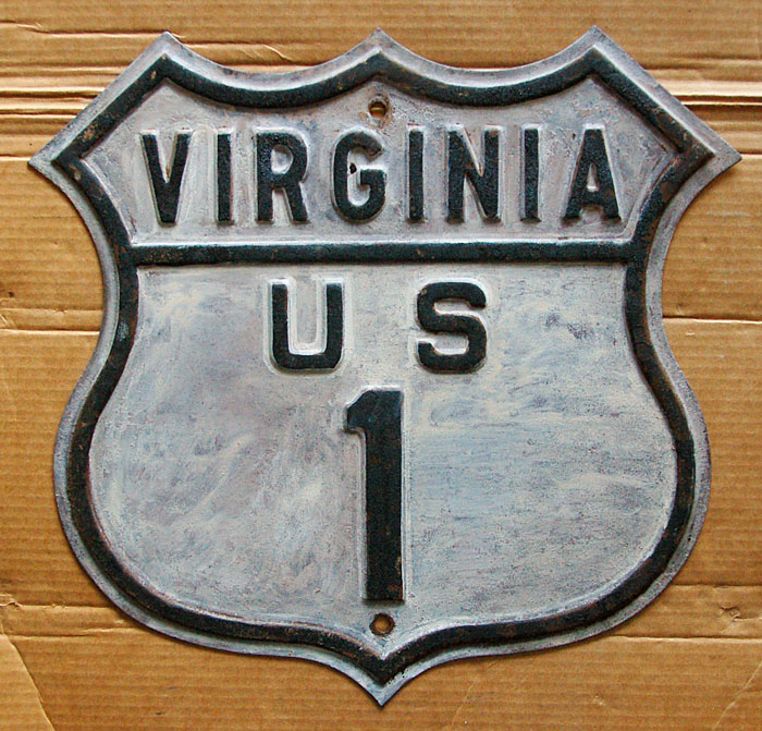 1930s highway marker.