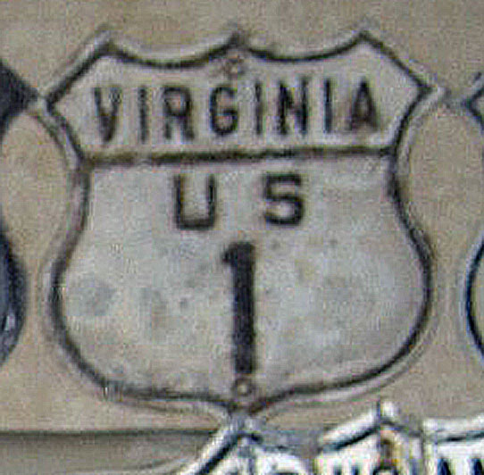 1930s highway marker.
