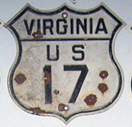 1930s highway marker.