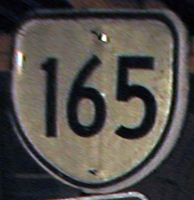 1950s highway marker.