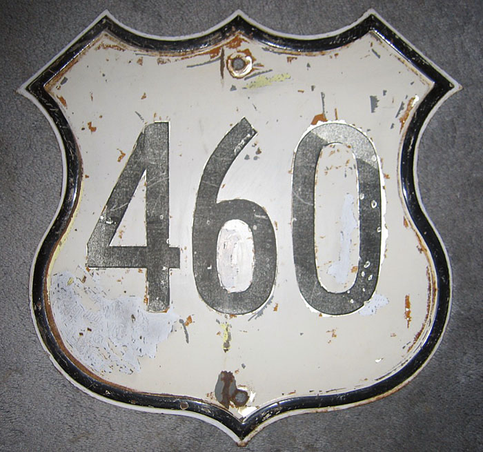 1950s highway marker.