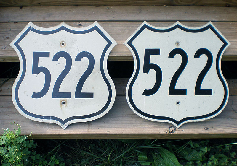 1950s highway marker.