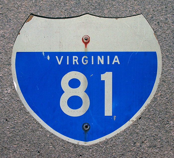 1950s highway marker.