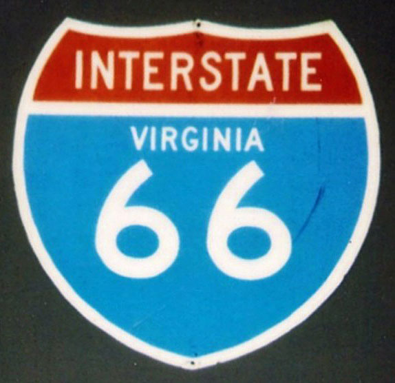 1960s highway marker.