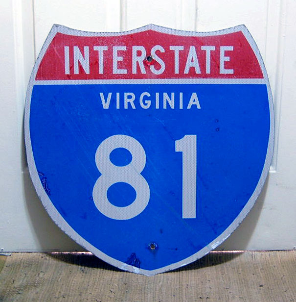 1960s highway marker.