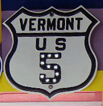 1930s highway marker.