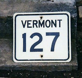 1950s highway marker.