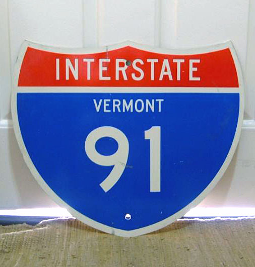 1950s highway marker.