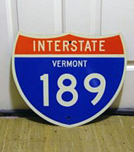 1950s highway marker.