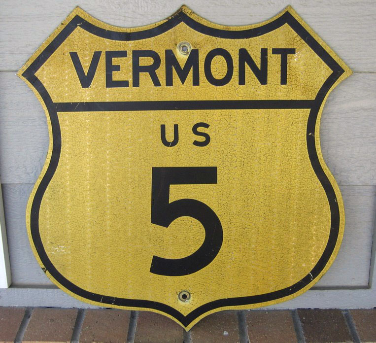 1950s highway marker.