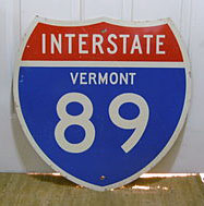 1960s highway marker.