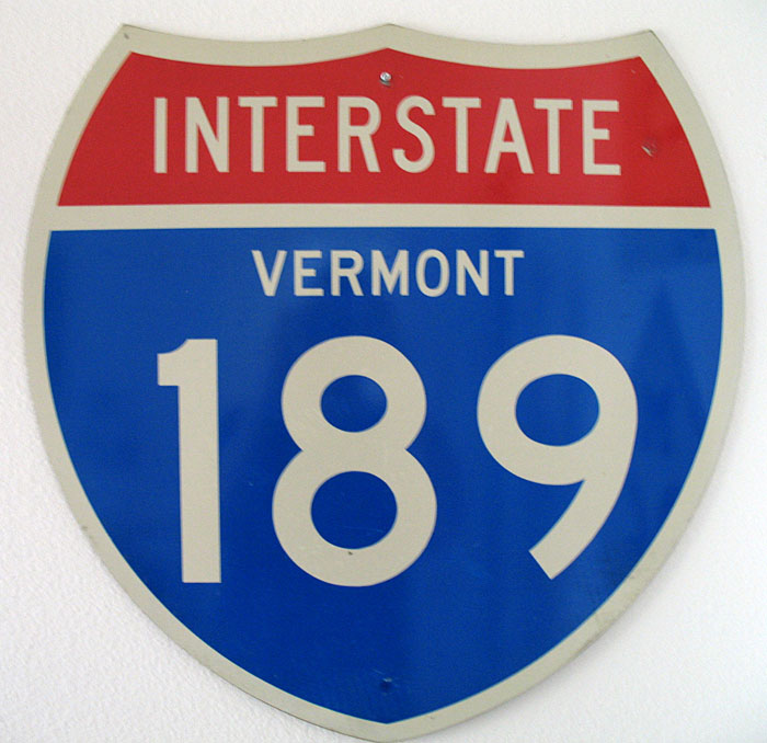 1960s highway marker.