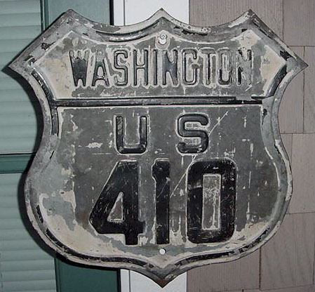1920s highway marker.