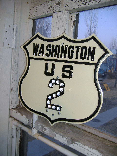 1930s highway marker.