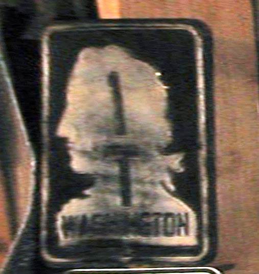 1930s highway marker.