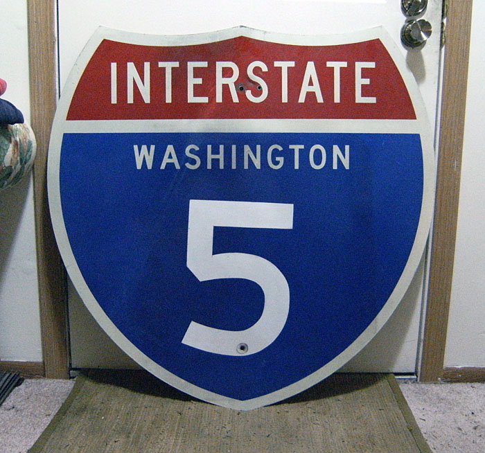 1970s highway marker.